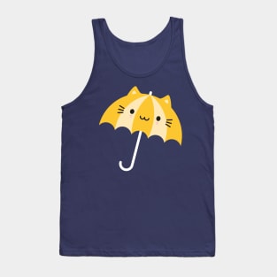 Kawaii Cat Umbrella Tank Top